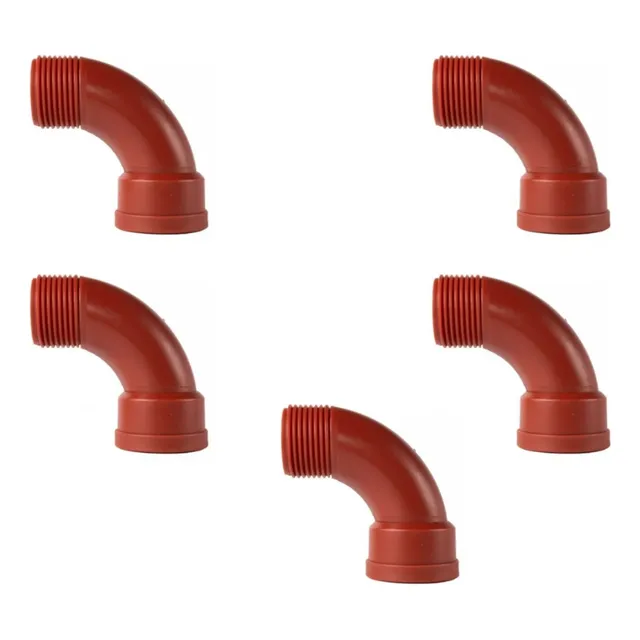 Codo Curva Polipropileno M-h 2 PuLG A 90° Agua X 5 Unidades