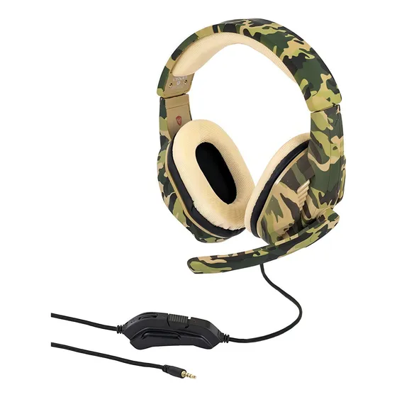 Fone De Ouvido Headset Gamer Sate Camuflado Ae-366c