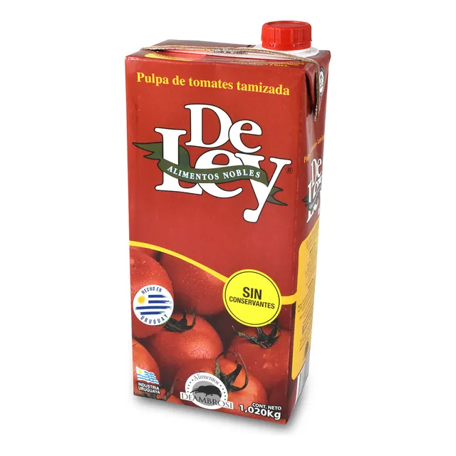 Pulpa De Tomate Tamizada De Ley 1020 Grs