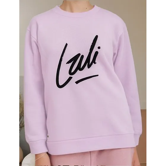 Buzo De Felpa Lila Para Niñas De Lali