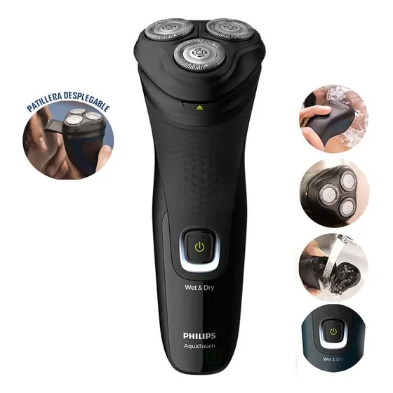 Afeitadora Philips Para Rostro Seco Y Mojado Series 1200