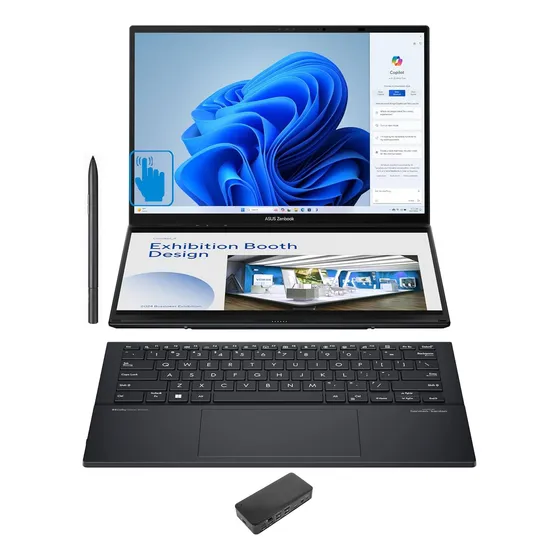 Portátil Zenbook Duo Dual De 14 Con Pantalla Táctil Oled 3k