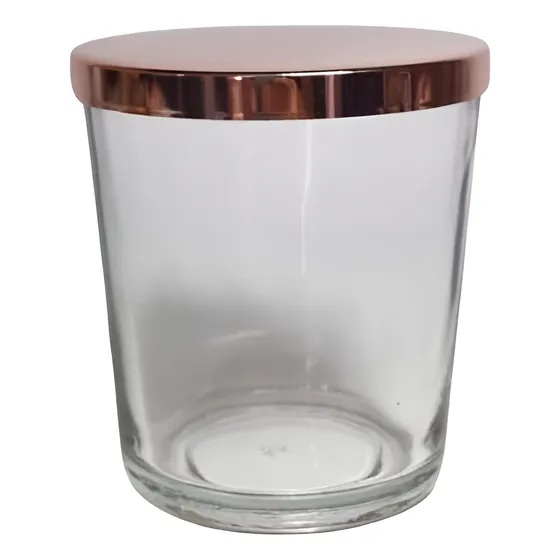 Vaso Imperial P Vela De Soja Portavelas - C/tapa De Aluminio