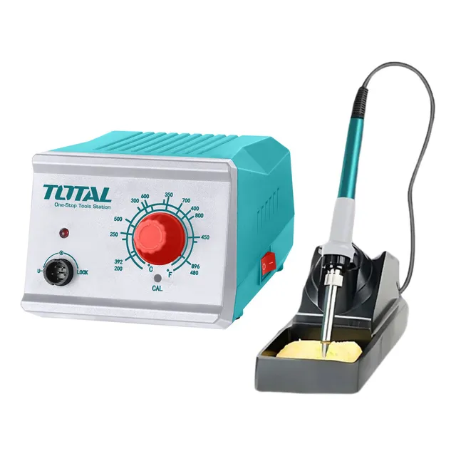 Estacion Para Soldar 60w Total Tet160911 Color Cian