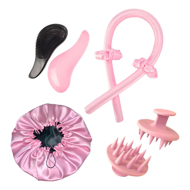 Kit Cuidados Com O Cabelo Modelador + Touca + 2 Escovas
