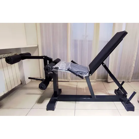 Banco Plano Gimnasio / Ejercicios Piernas + 40kg Pesas