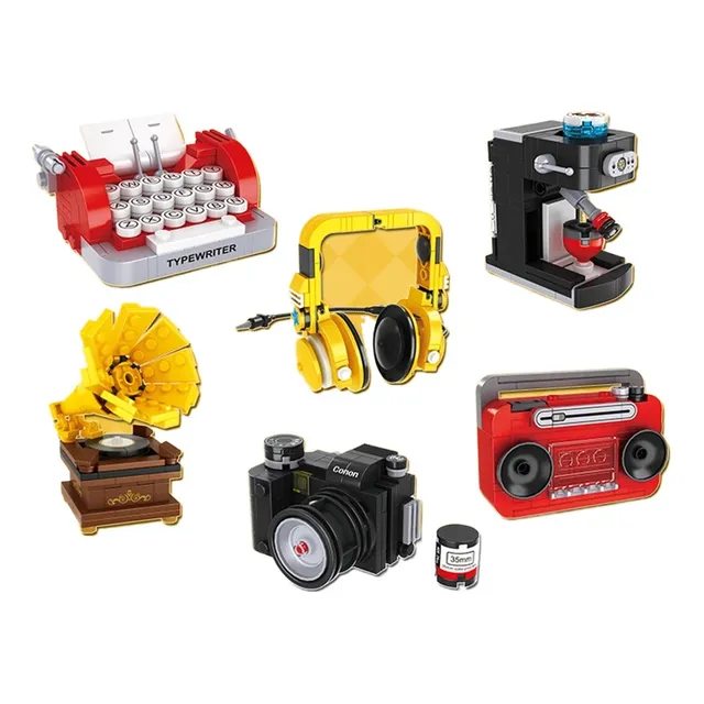 Minicafetera Vintage, Modelo Bloque De Cámara, Modelo De Reg