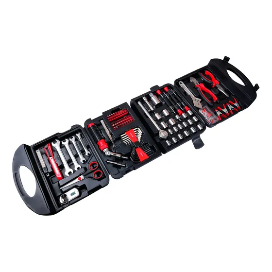 Set Juego Llaves Tubos Y Puntas Combinadas + Valija Alpina 189 Piezas