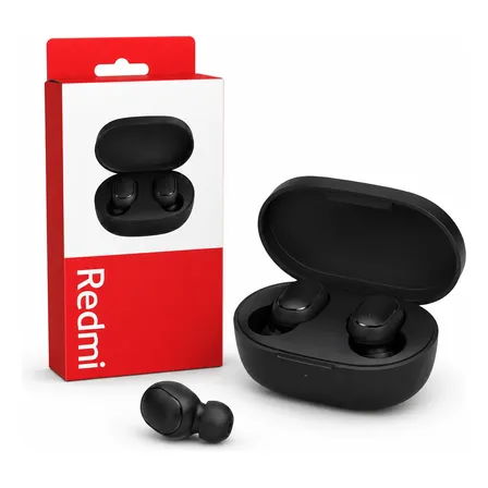 Fone De Ouvido Original Xiaomi Redmi Airdots 2 Preto Preto Preto