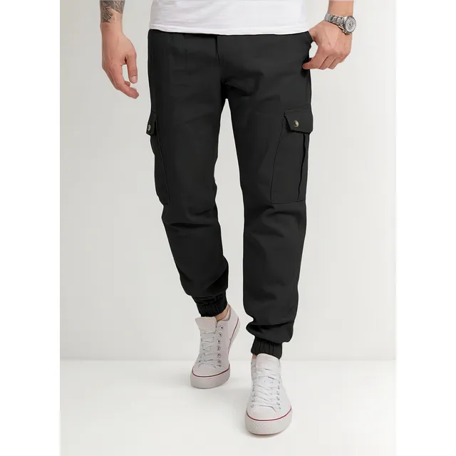 Pantalon Jogger Hombre Skinny Gabardina Premium King B