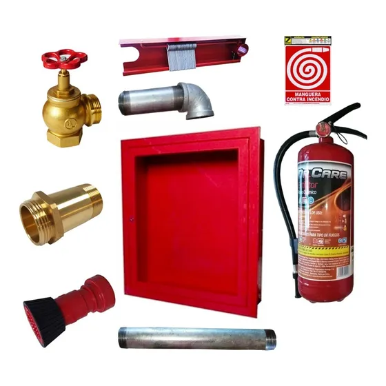Combo Gabinete Contra Incendio Valvul S/nmanguera + Extintor
