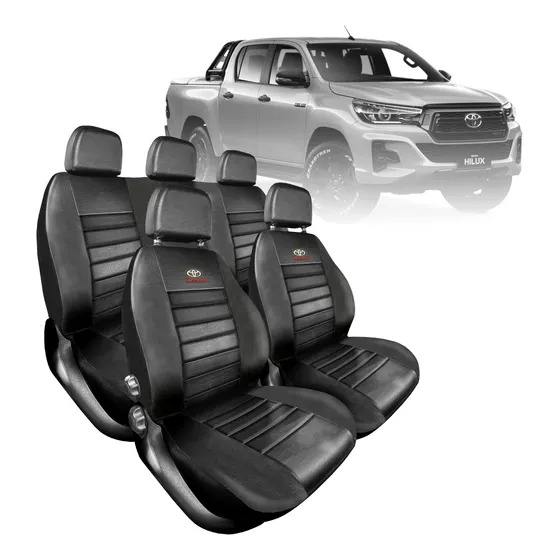 Funda Cubre Asiento Cuero Pu Toyota Hilux 18/+