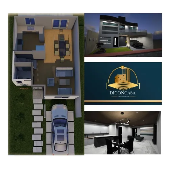 Planos Arquitectónicos, Casa De Dos Niveles