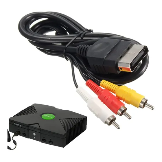 Cable Audio Y Video Av Rca Xbox Clasico Tienda