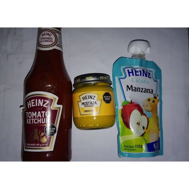 Combo Salsa De Tomate Ketchup 397 Grs /mostaza/ Compota