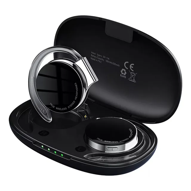 ... Audífonos Bluetooth 5.0 Con Gancho For La Oreja Tws,