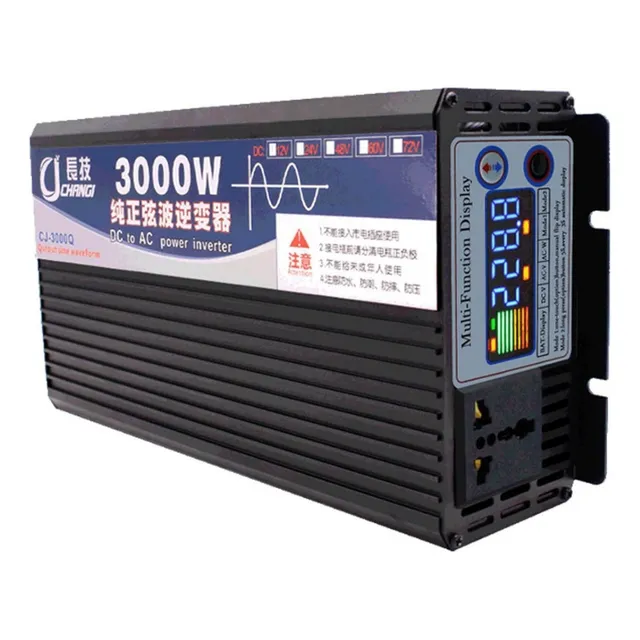 Inversor De Corriente 3000w, Onda Pura 12v Y 110v