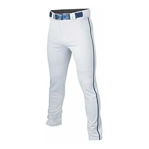 Easton Rival+ Piped Baseball Pant, White/navy, Adulto K28ye