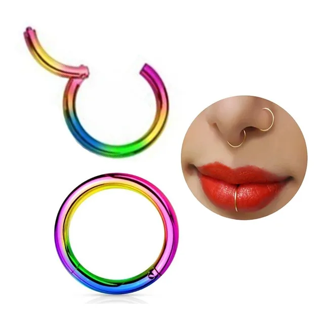 Piercing Aro Continuo De Acero Inoxidable Excelente Calidad 