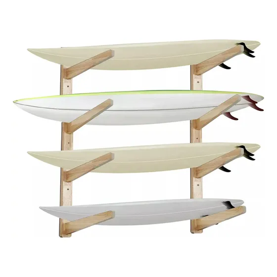 Rack Porta 4 Tablas Surf, Skate, Longboard, Wake, Snowboard