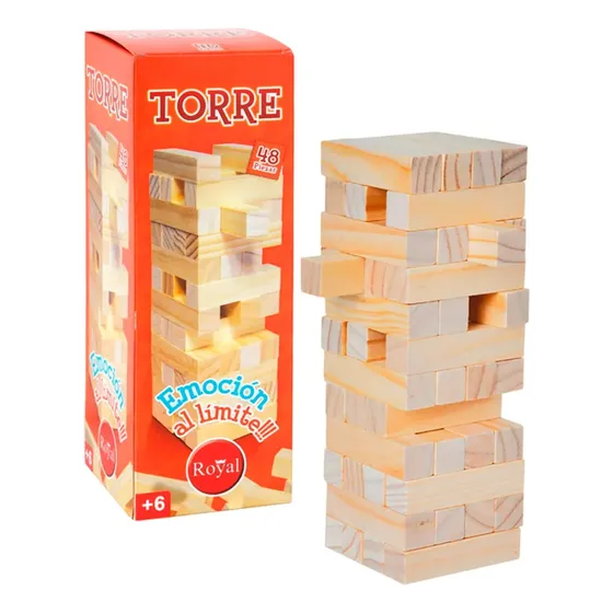 Juego De Mesa Royal Torre En Madera Febo