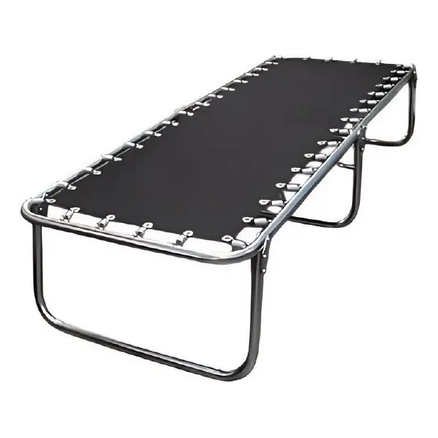 Catre Clásico Plus Plegable Lona Poliéster Negro