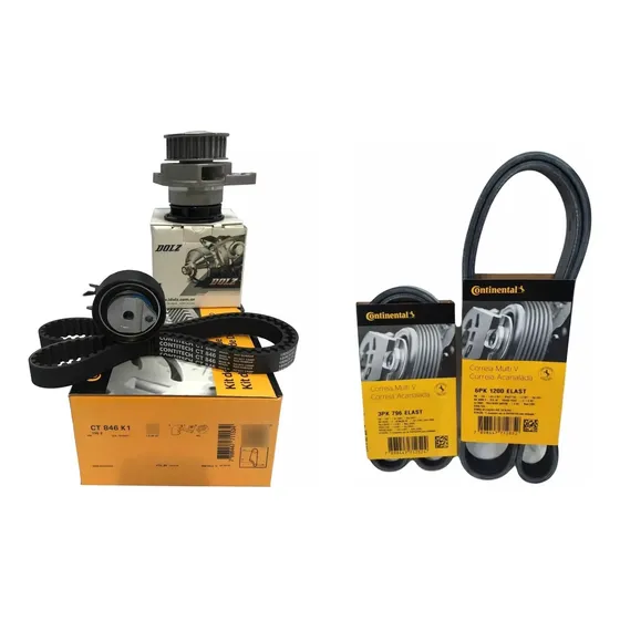 Kit Distribucion + Bomba Agua Correas Vw Gol Trend 1.6 8v 