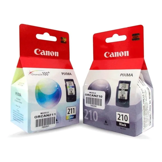 Tinta Canon Set De Pg-210 + Cl-211 Negro Tricolor