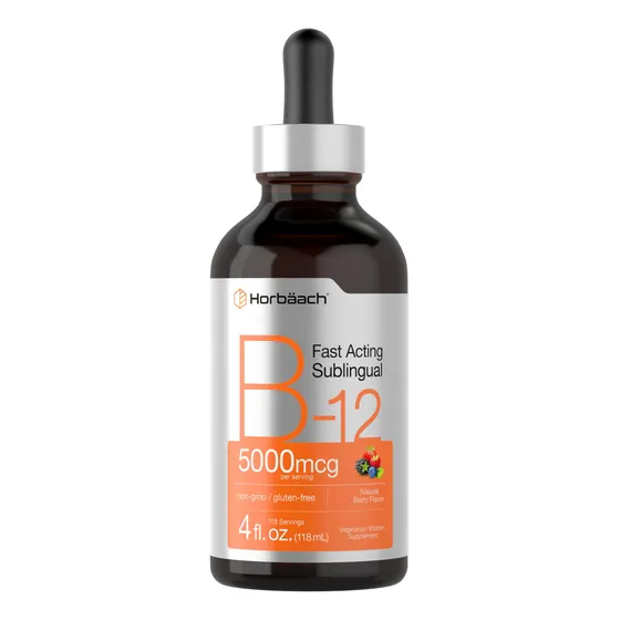 Suplemento Horbaach B-12 5000 Mcg Líquido Sublingual 120 Ml