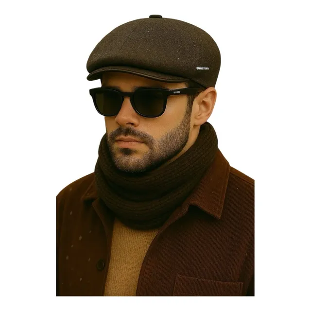 Boina Hombre Inglesa Irlandesa Gorra Visera 3 Formas De Uso