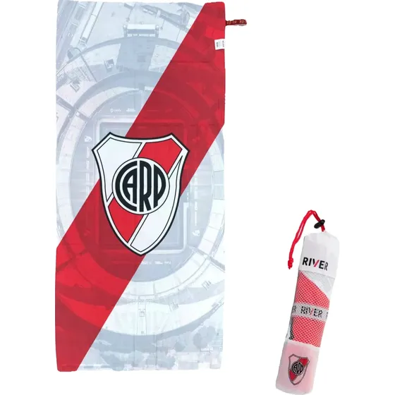 Toallon Estampado Compacto Secado Rapido En Estuche Color River Rp03