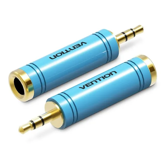 Adaptador de áudio Jack 3,5 mm Macho A 6,5 mm Hembra - Vention