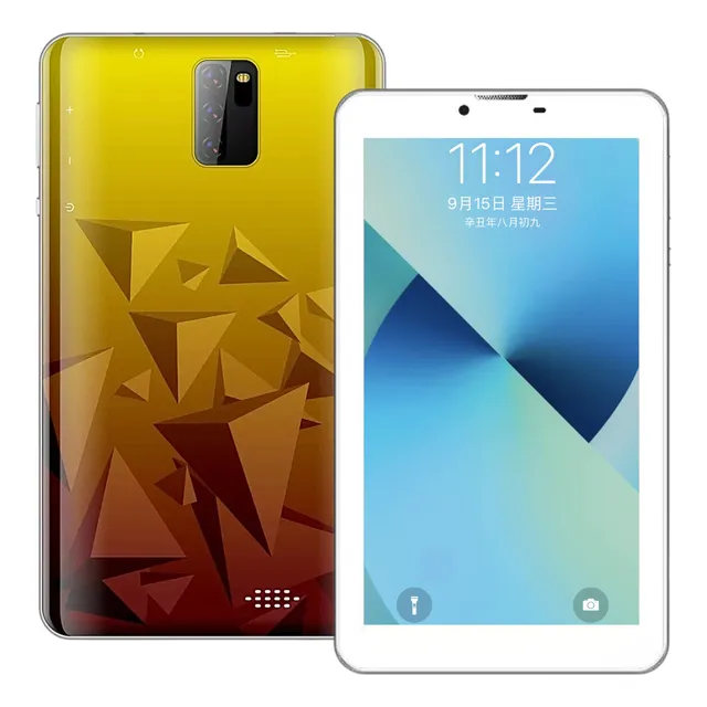 Tablet Economica 2gb Android Sim Chip 16gb 7 Pulgadas S727 Color Amarillo