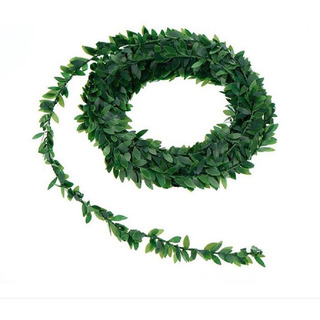 Guirlanda Folhas Verde 7.5m Artificial Decoração Guirlanda Folhas Verde 7.5m Artificial Decoração