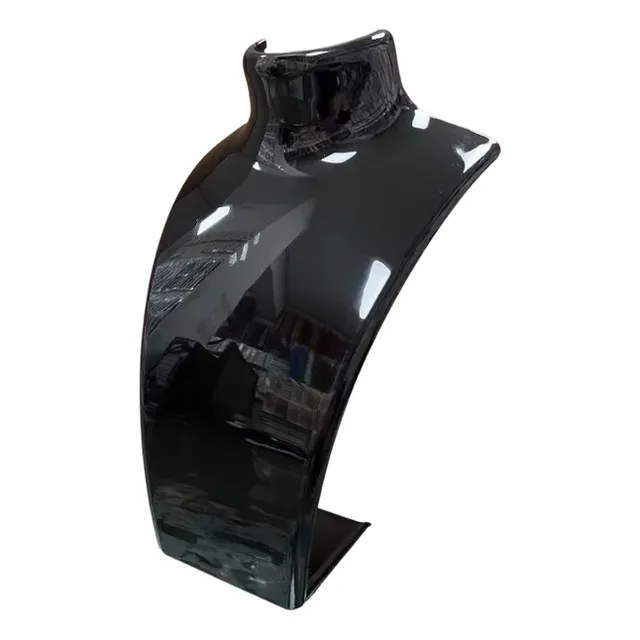 Maniqui Exhibidor Busto Base Madera Para Cadenas Y Collares