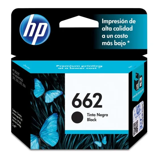 Cartucho De Tinta Hp 662 Negro Original (cz103al)