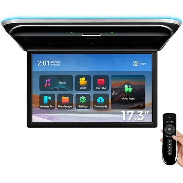 Monitor De Techo Para Coche Xtrons Android 17 3  Ips 8k Wifi