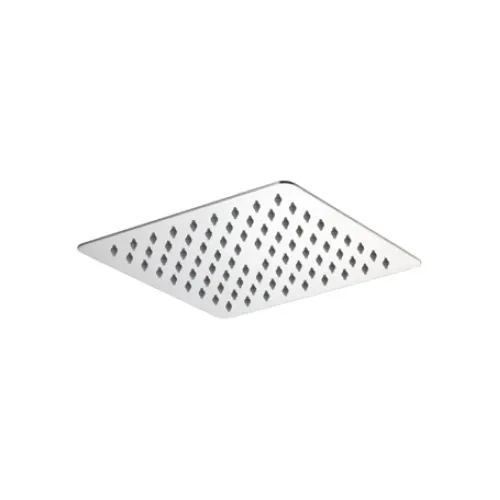 Plato Ducha De Lujo Cuadrada Cromo Santorini 12 PuLG 30 Cm