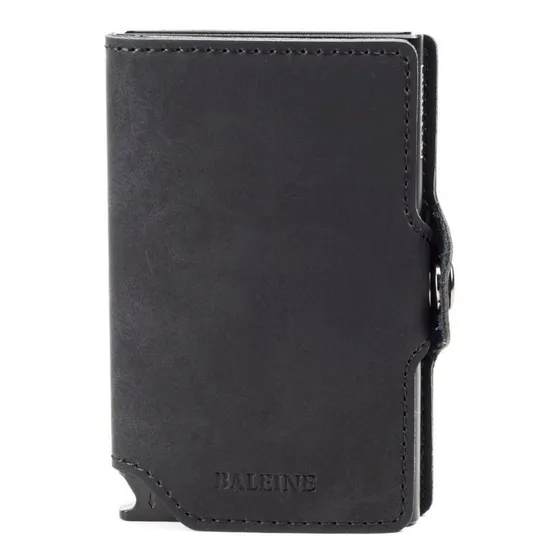 Billetera Para Tarjeta De Debito Y Crédito - Tipo Vintage Full Black