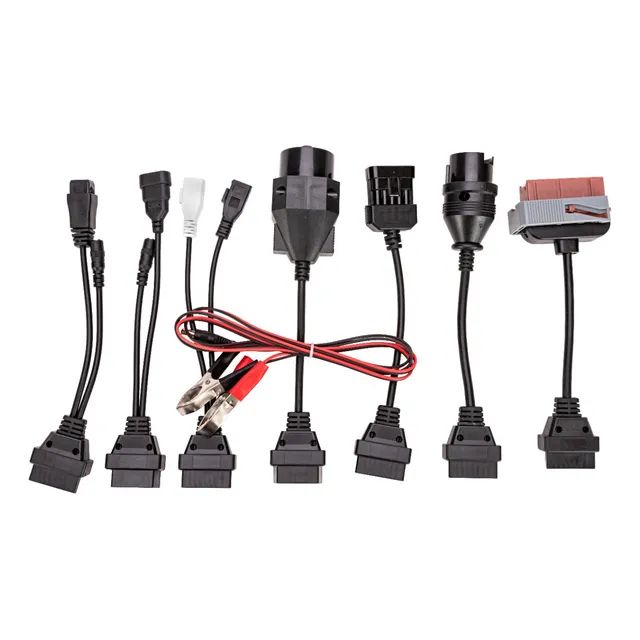 Kit Adaptador 8 Cabos Obd2 Universal Linha Leve Carros Gold