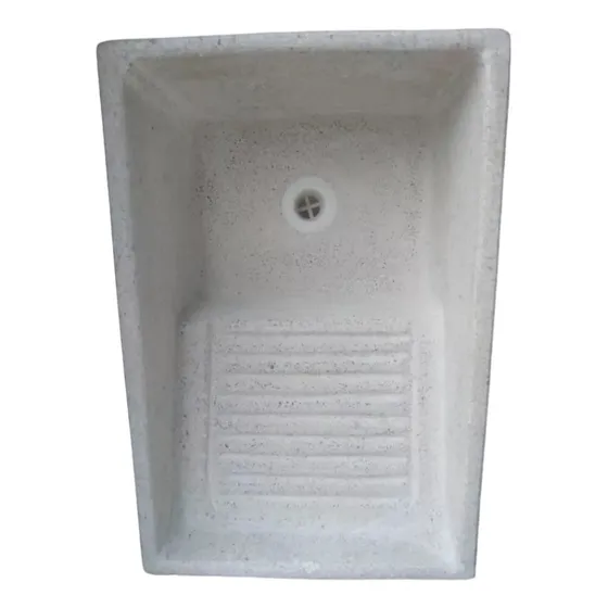Batea Granito Extra Blanco 60 X 40 X 18 De Ancho