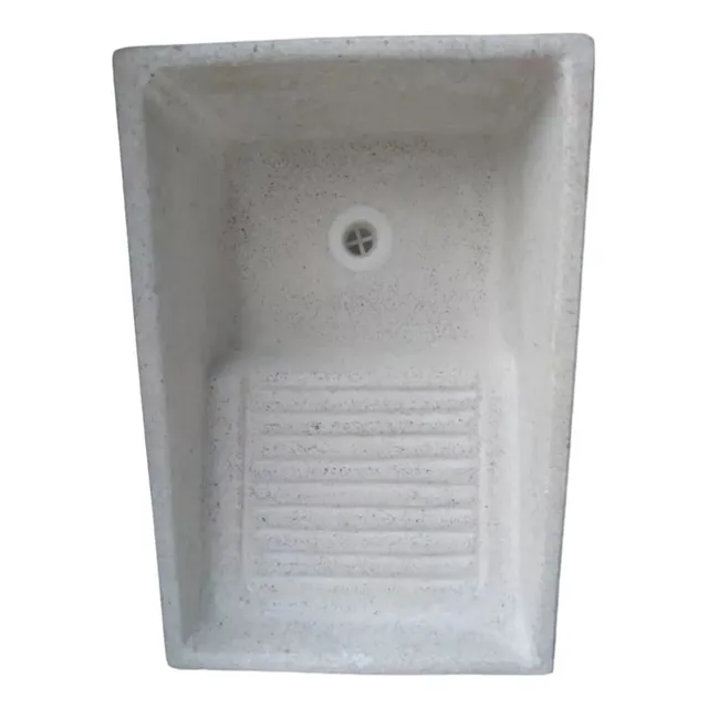Batea Granito Extra Blanco 60 X 40 X 18 De Ancho
