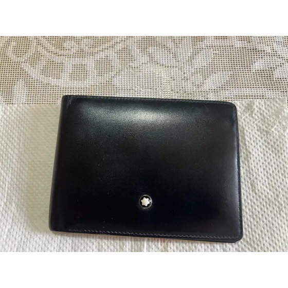 Billetera Montblanc Meisterstück De Cuero Buen Estado