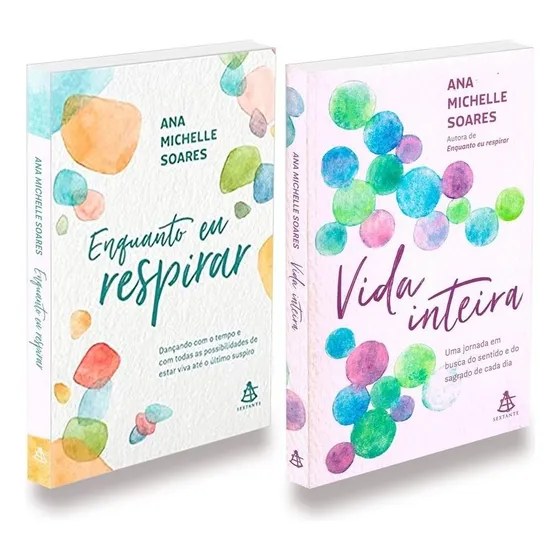 Livro Vida Inteira + Enquanto Eu Respirar - Ana Michelle Soares, De : Ana Michelle Soares. Não Aplica, Vol. Não Aplica. Editorial Sextante, Tapa Mole, Edición Não Aplica En Português, 2021