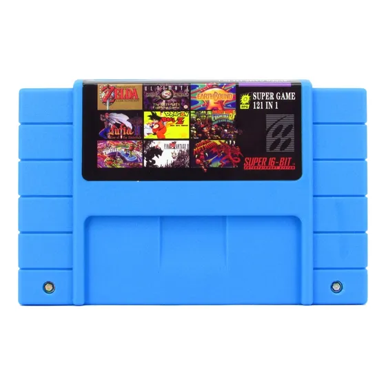 Fita Cartucho - Everdrive Snes Super Nintendo Com 121 Jogos