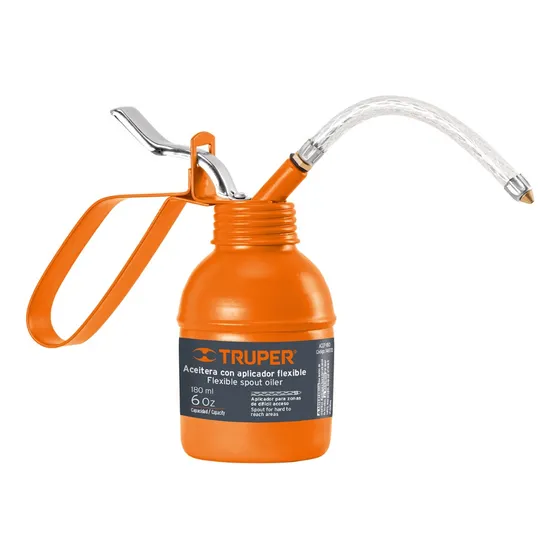 Aceitera Manual 180 Ml Aplicador Flexible (14870) Truper
