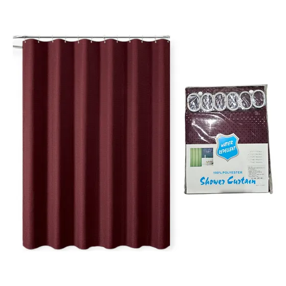 Cortina Baño Tipo Tela Lavable 180x180 Gruesa Cortina Ducha
