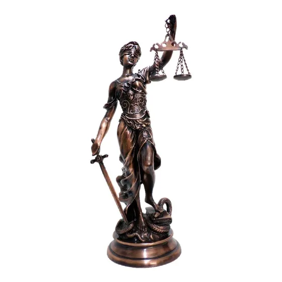 Estatua Resiesculturas Dama Justicia Themis 36cm Resina