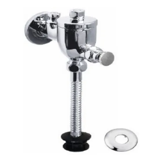 Valvula Para Urinario Metalica Cromada 24,2cm-15cm R/macho