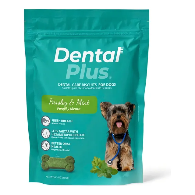 Dental Plus Perro Menta Perejil 180 Grs